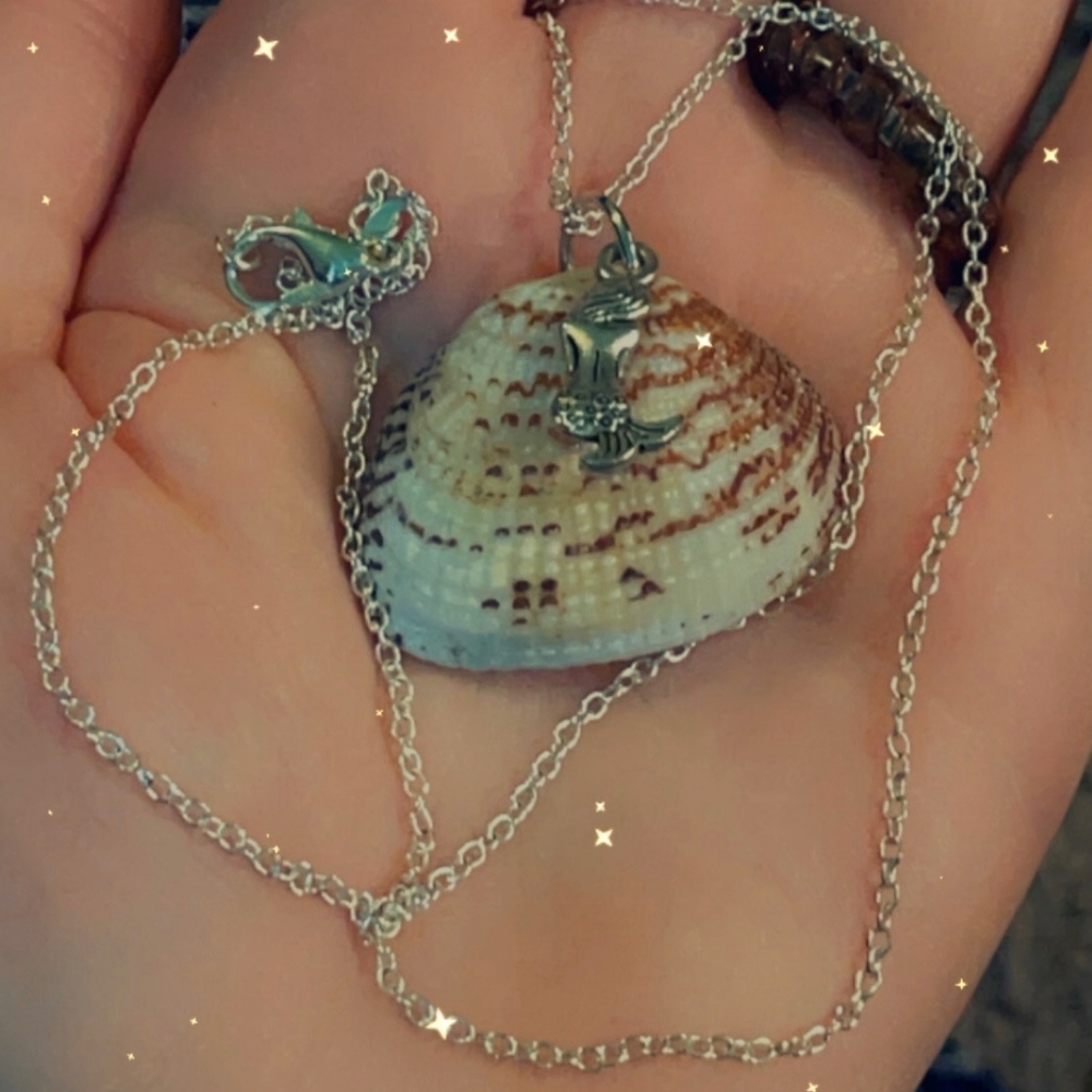Seashell and Mermaid Necklace